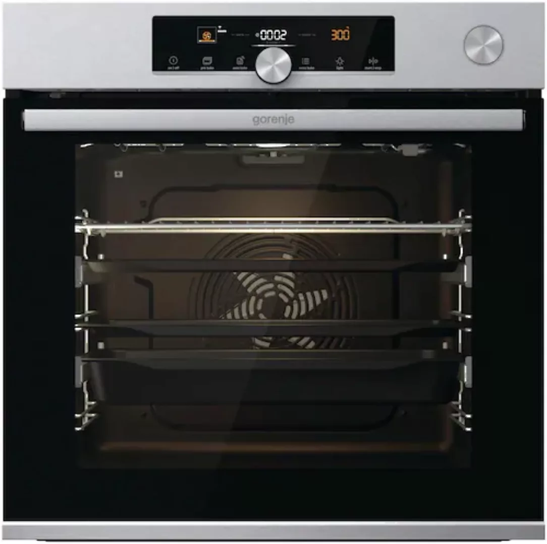 GORENJE Backofen »BPSA6747A08XWI«, Pyrolyse, 2fach Teleskopauszug, Wasserta günstig online kaufen