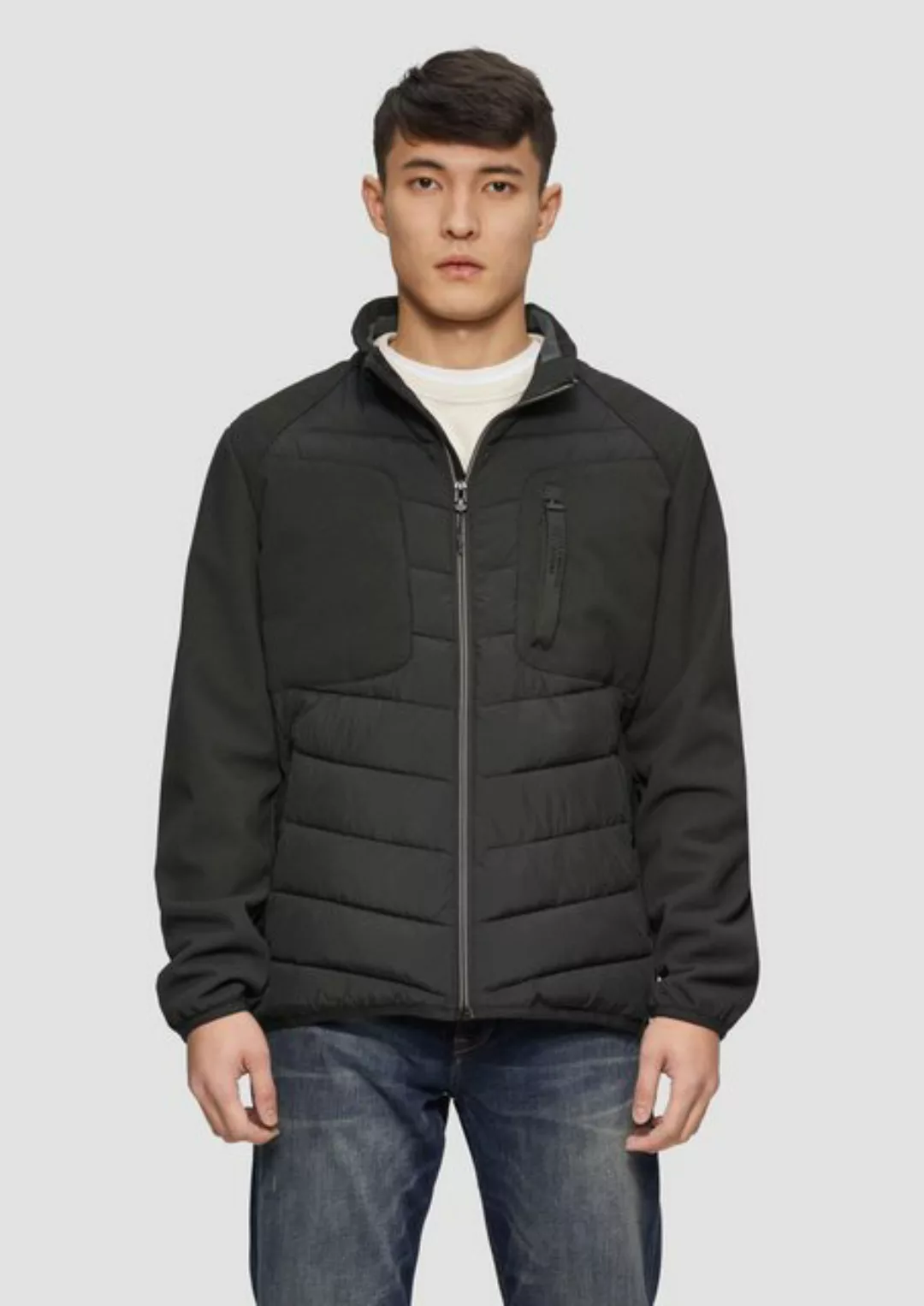 s.Oliver Allwetterjacke Materialmix-Jacke mit sportiven Kontrastdetails Kon günstig online kaufen