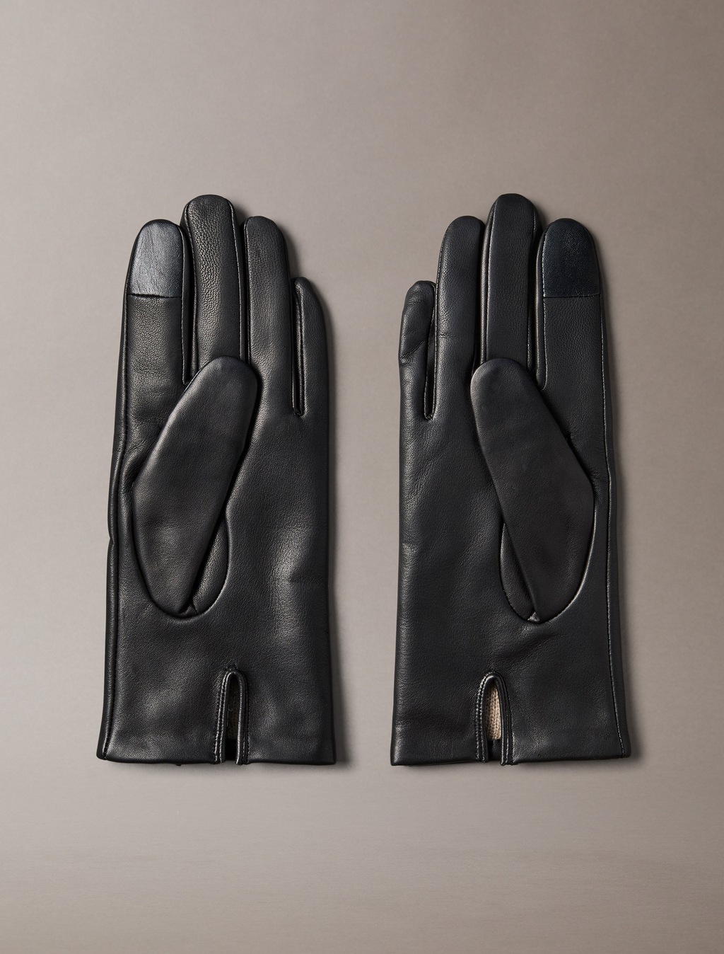Calvin Klein Lederhandschuhe "RAISED CK LEATHER GLOVE", Perfekt für den All günstig online kaufen