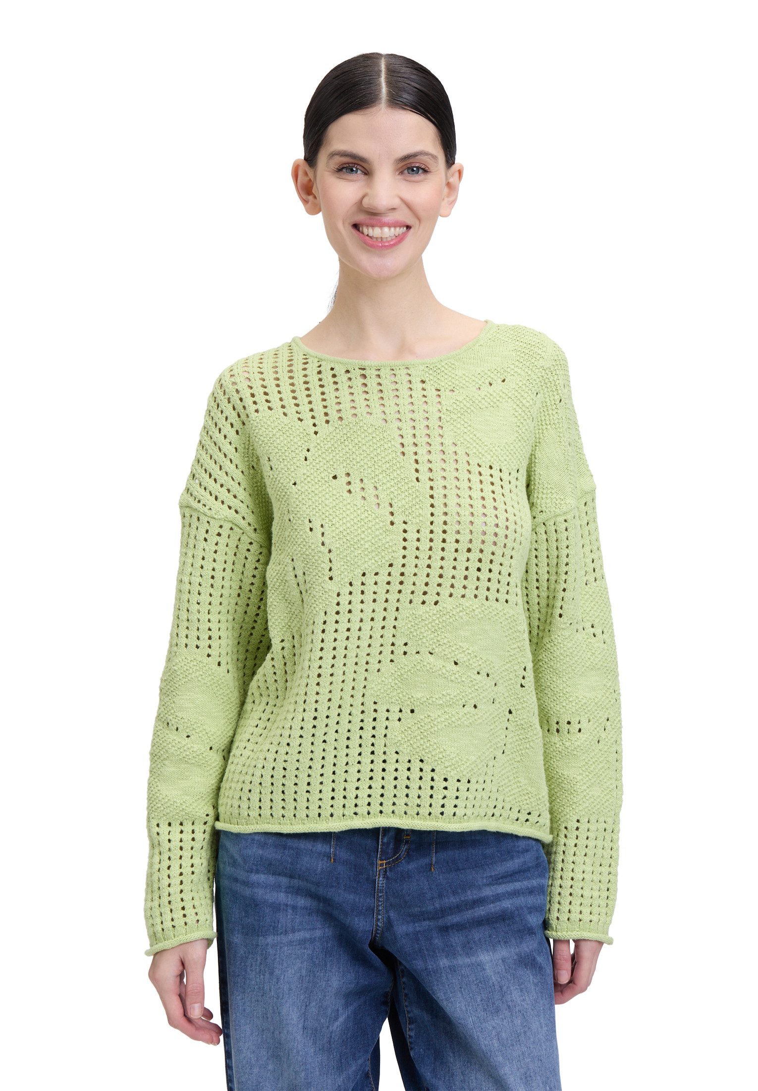 Cartoon Strickpullover Cartoon Damen Strickpullover mit günstig online kaufen