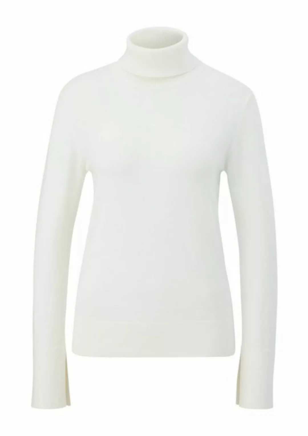 s.Oliver BLACK LABEL Rollkragenpullover in melierter Optik günstig online kaufen