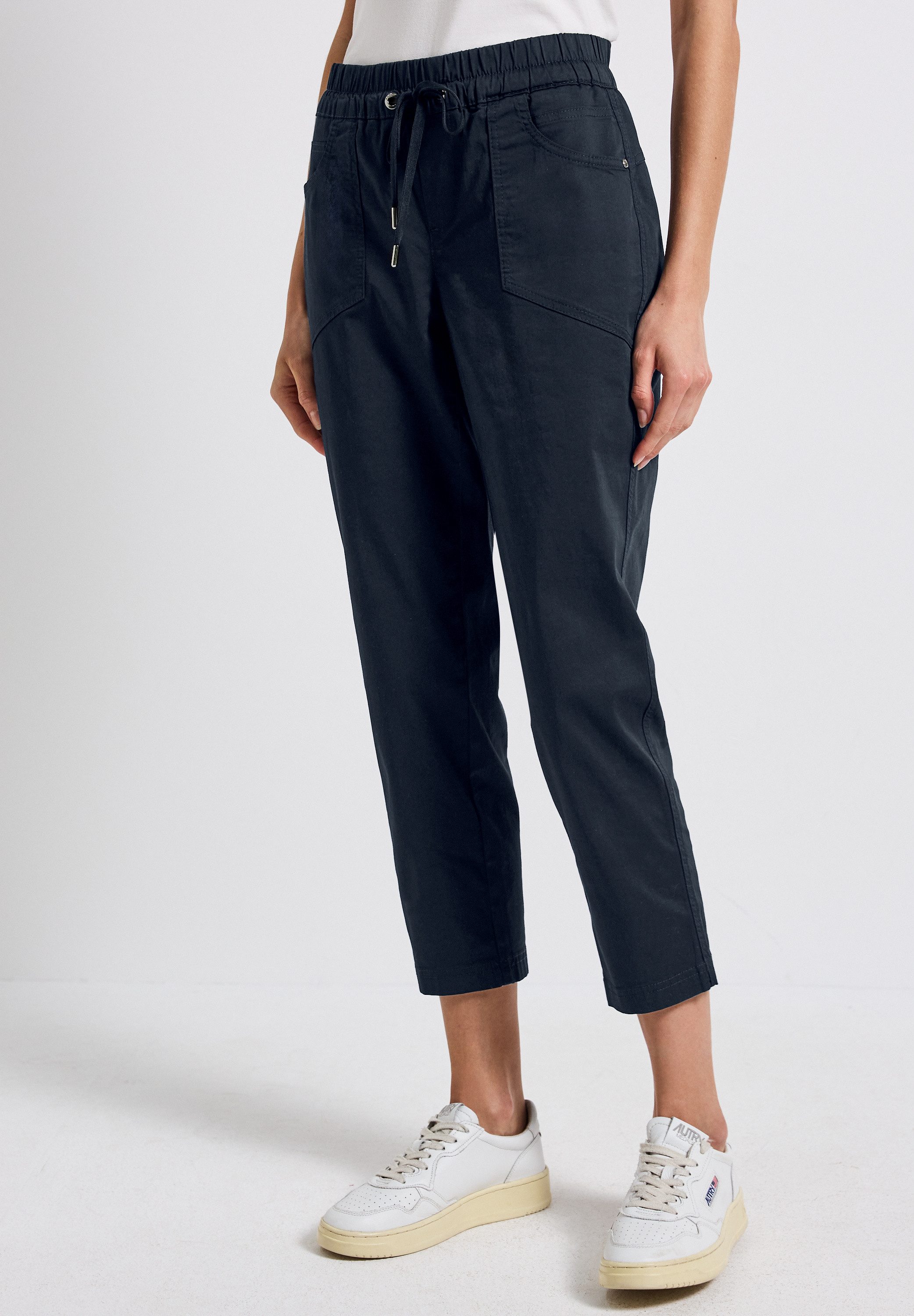 STREET ONE Röhrenhose, mit Elastikbund günstig online kaufen