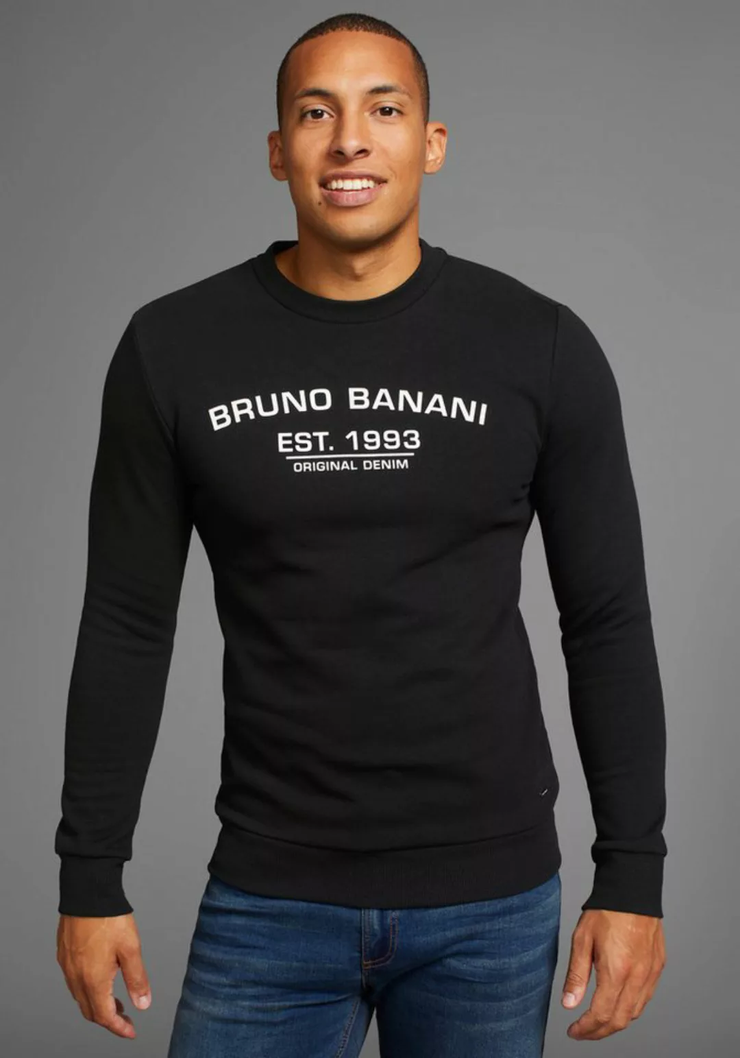 Bruno Banani Sweatshirt mit Logoprint - NEUE KOLLEKTION günstig online kaufen