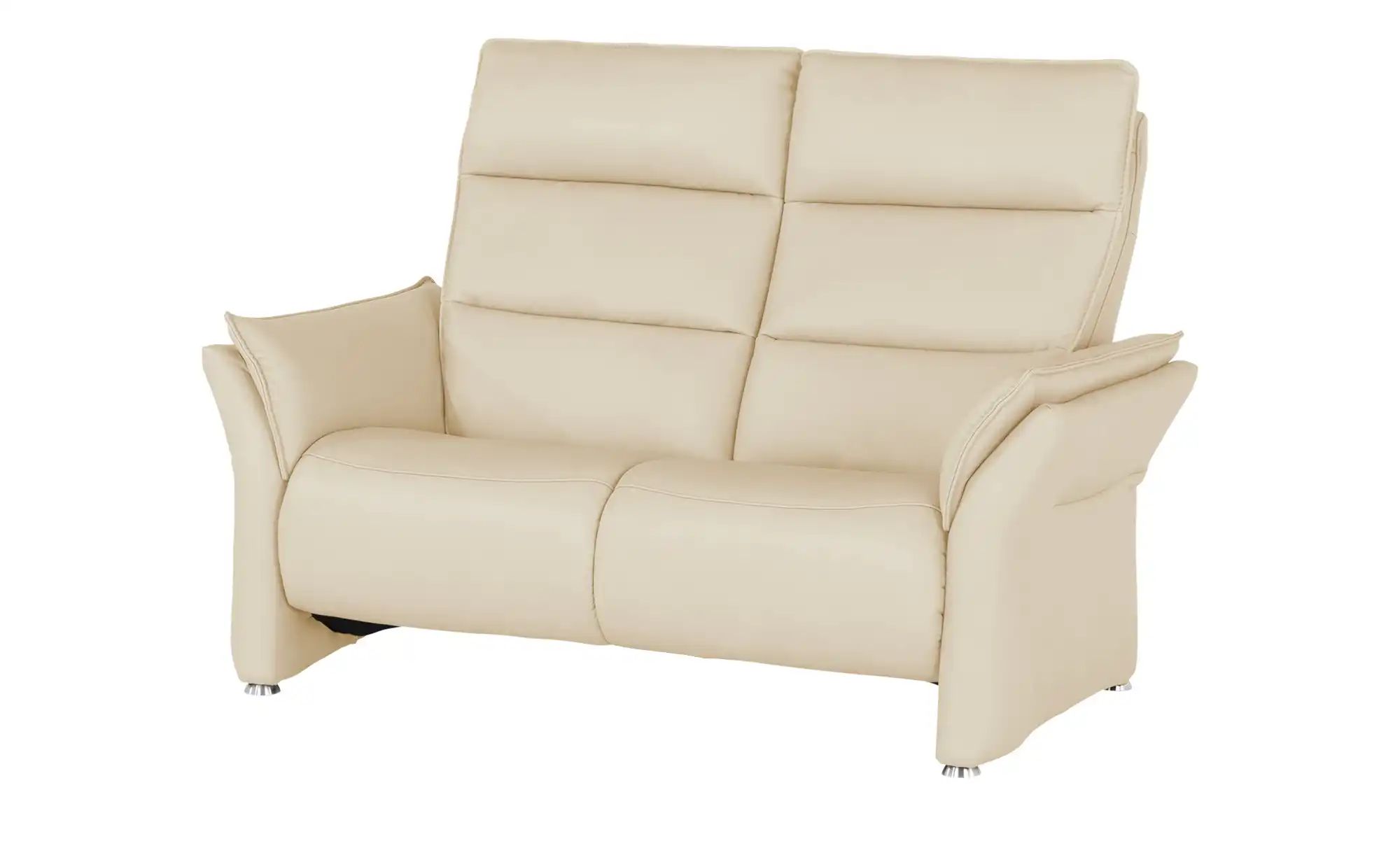 Hukla Ledersofa  Corvina ¦ creme ¦ Maße (cm): B: 154 H: 109 T: 90 Polstermö günstig online kaufen