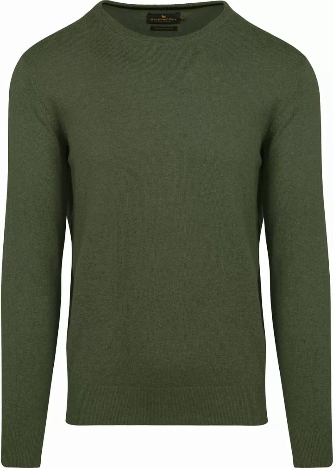 Steppin' Out Pullover Cotton Cashmere Olivgrün - Größe 3XL günstig online kaufen