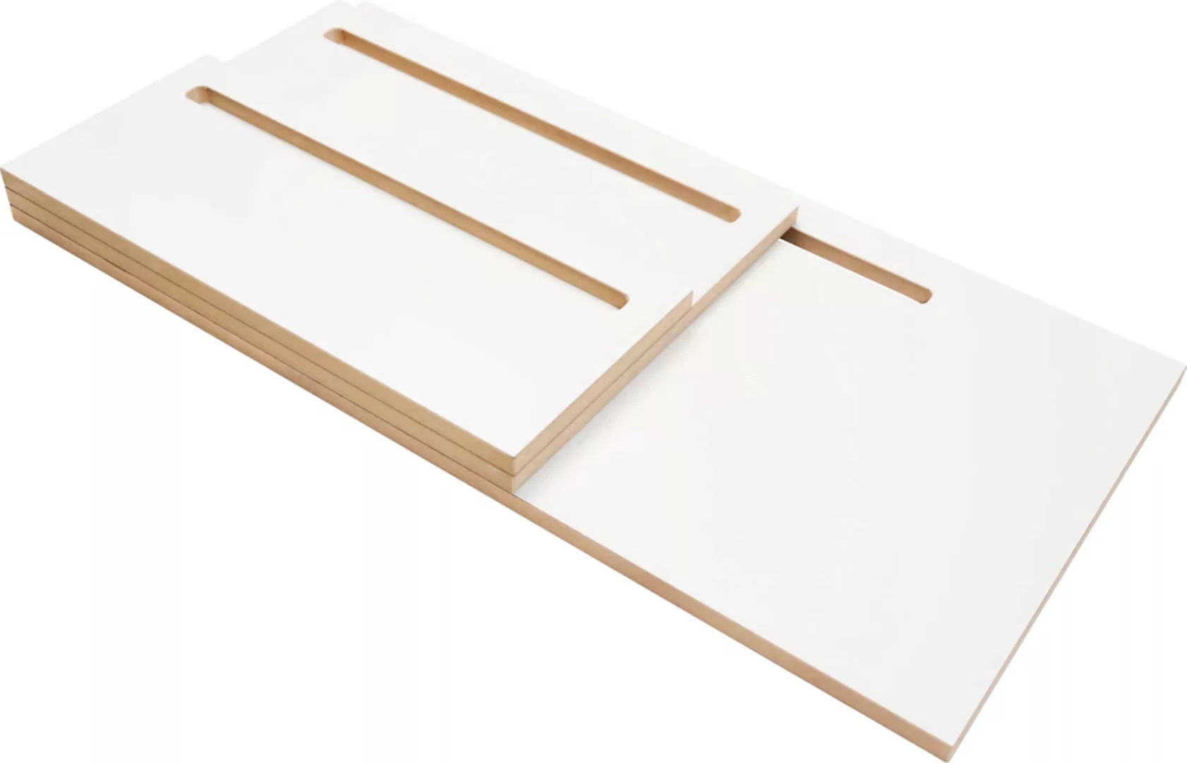 Tojo - Pult Schreibtischplatte für Stehpult/Schreibtisch M - weiß/MDF besch günstig online kaufen