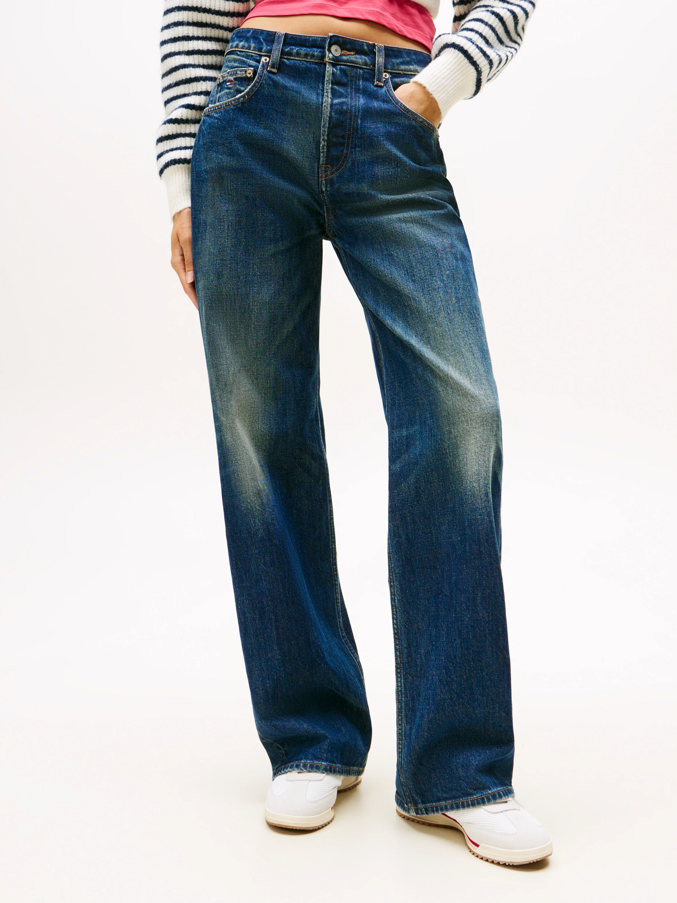 Tommy Jeans Straight-Jeans "MIA MR RLXD STR CBF DI2153" günstig online kaufen