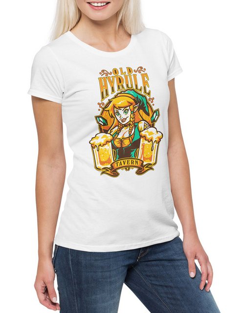 Urban Backwoods Print-Shirt Old Hyrule Tavern I Damen T-Shirt Link Adventur günstig online kaufen