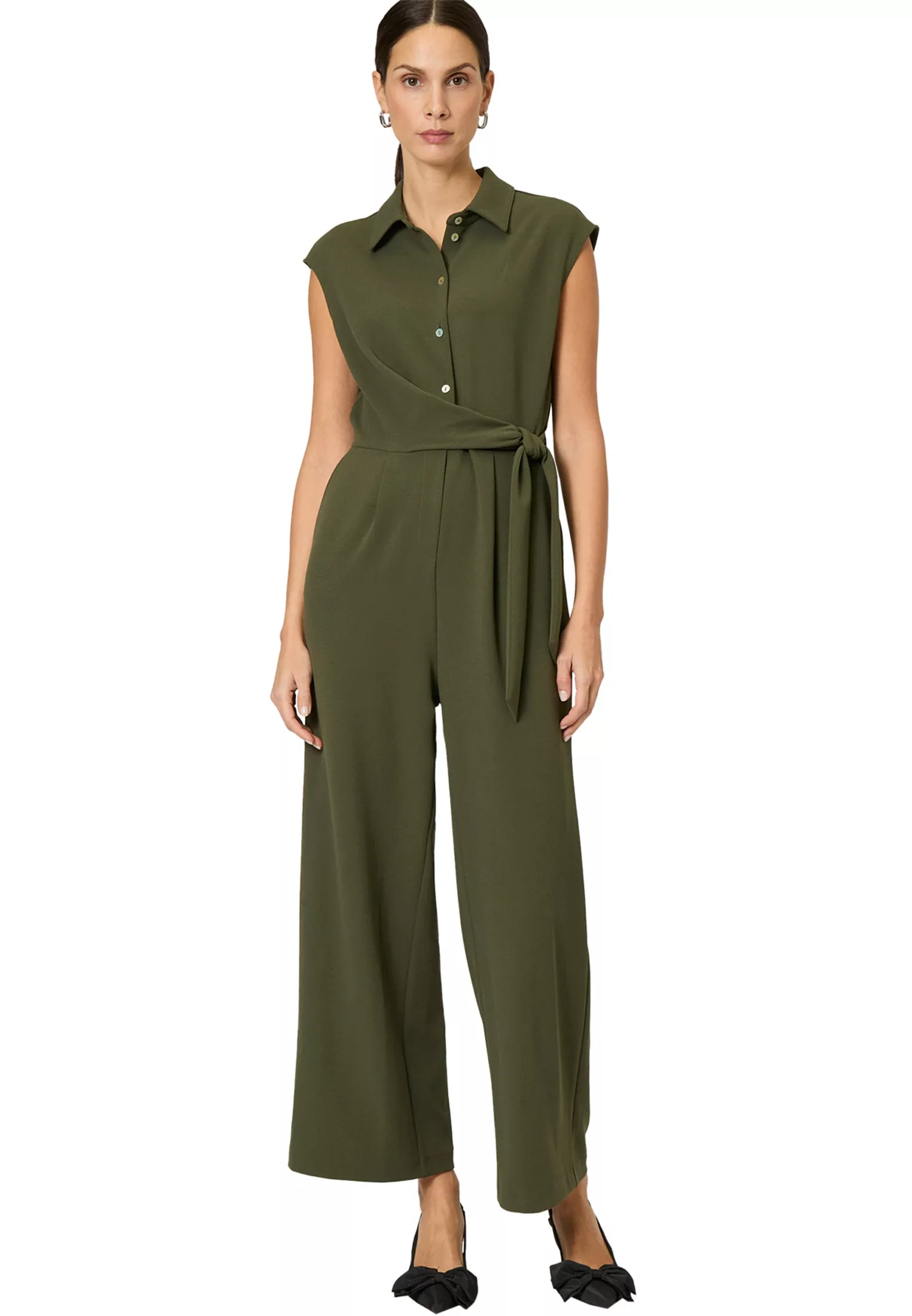 Zero Overall "zero Jumpsuit ärmellos mit Bindegürtel", (1 tlg.), Gürtel günstig online kaufen