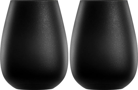 Eisch Becher »KAYA BLACK«, (Set, 2 tlg., 2 Becher im Geschenkkarton), in Ha günstig online kaufen