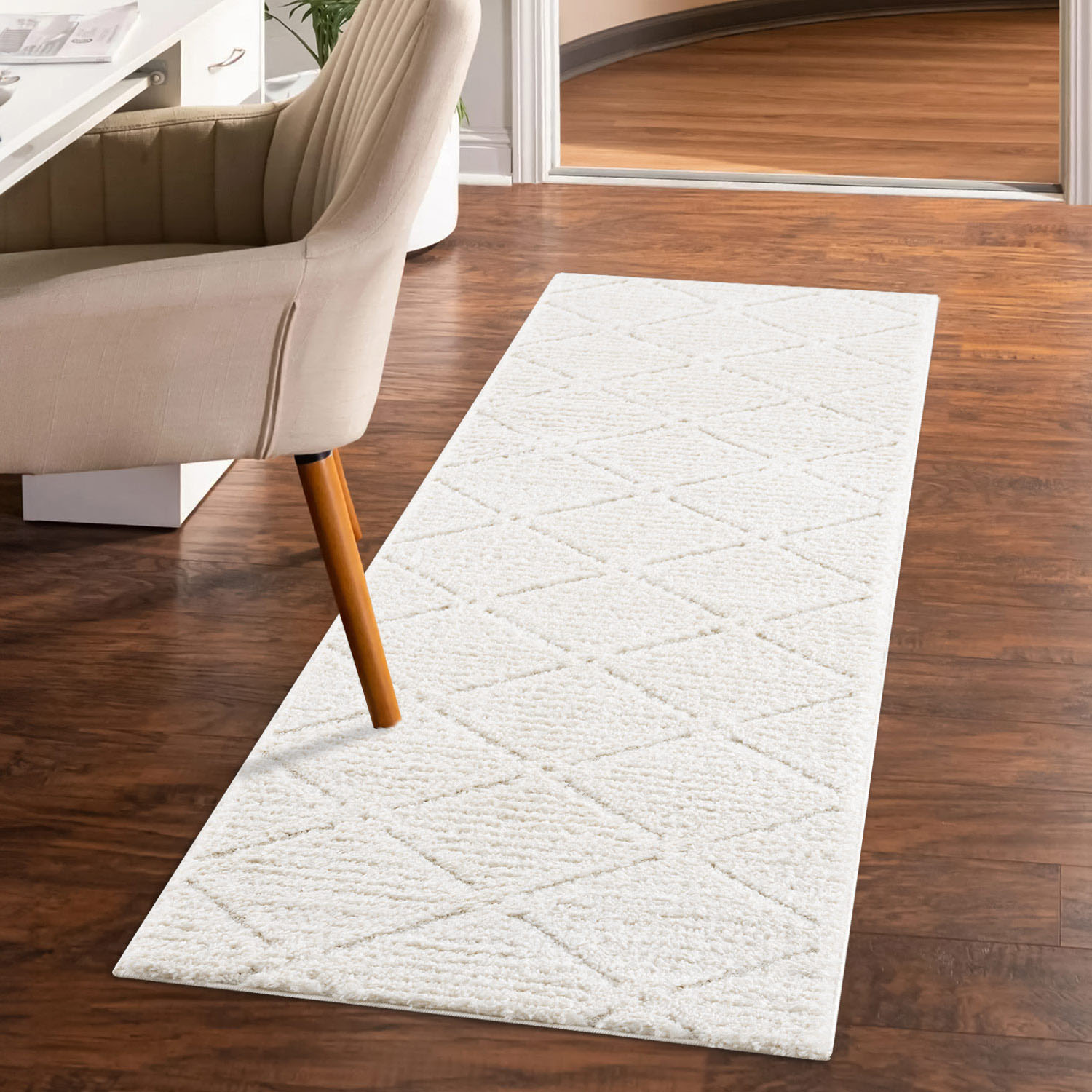 my home Hochflor-Teppich »Tammo«, rechteckig, 20 mm Höhe, Läufer, weich, un günstig online kaufen