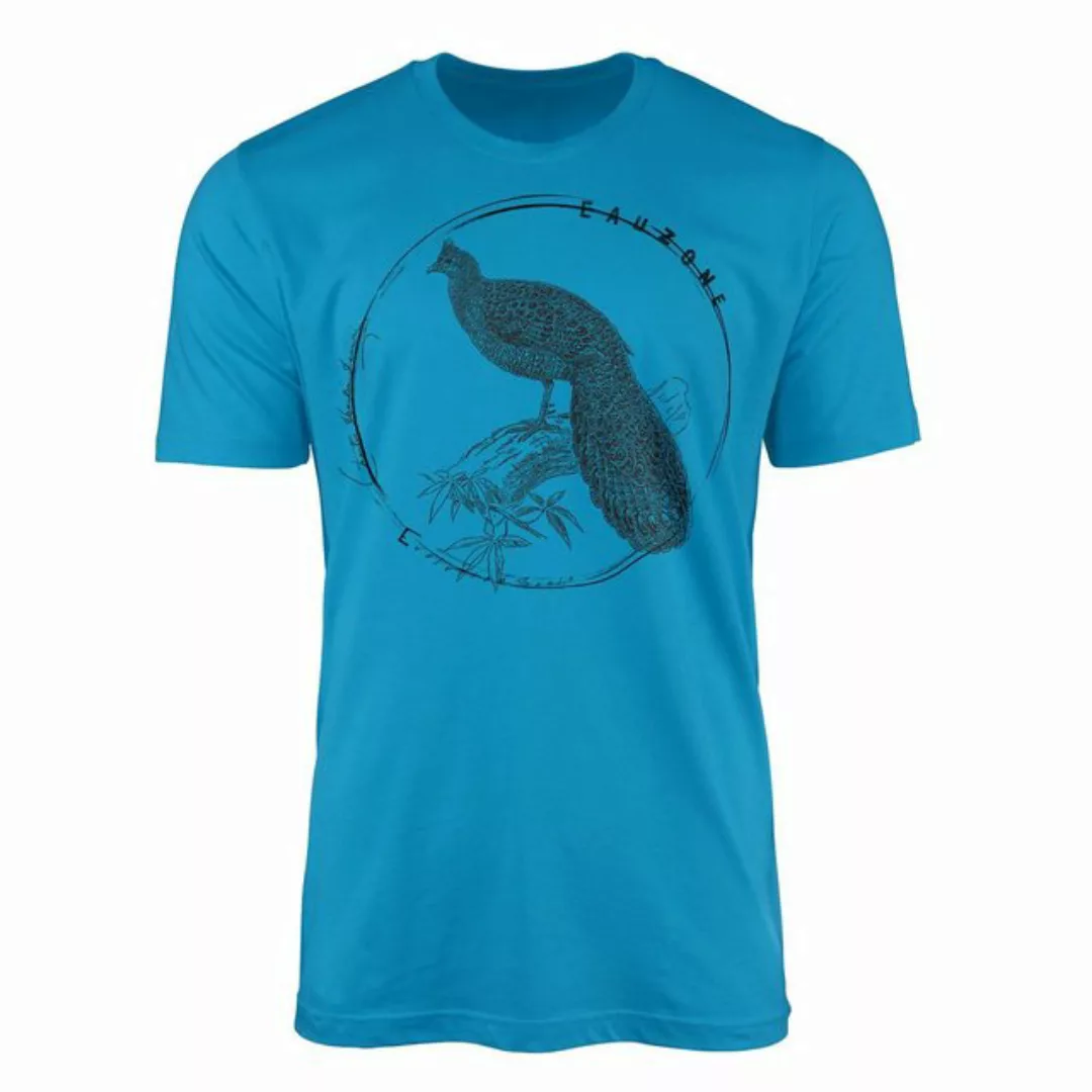 Sinus Art T-Shirt Evolution Herren T-Shirt Pfau günstig online kaufen