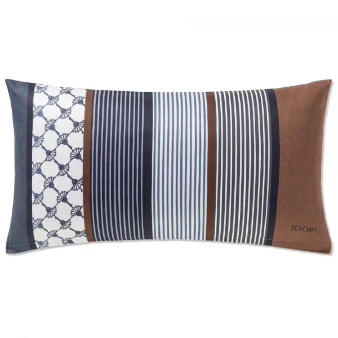 JOOP Bettwäsche Cornflower Stripes 4069 - Farbe: Deep Ocean - 28 - Kissen 4 günstig online kaufen