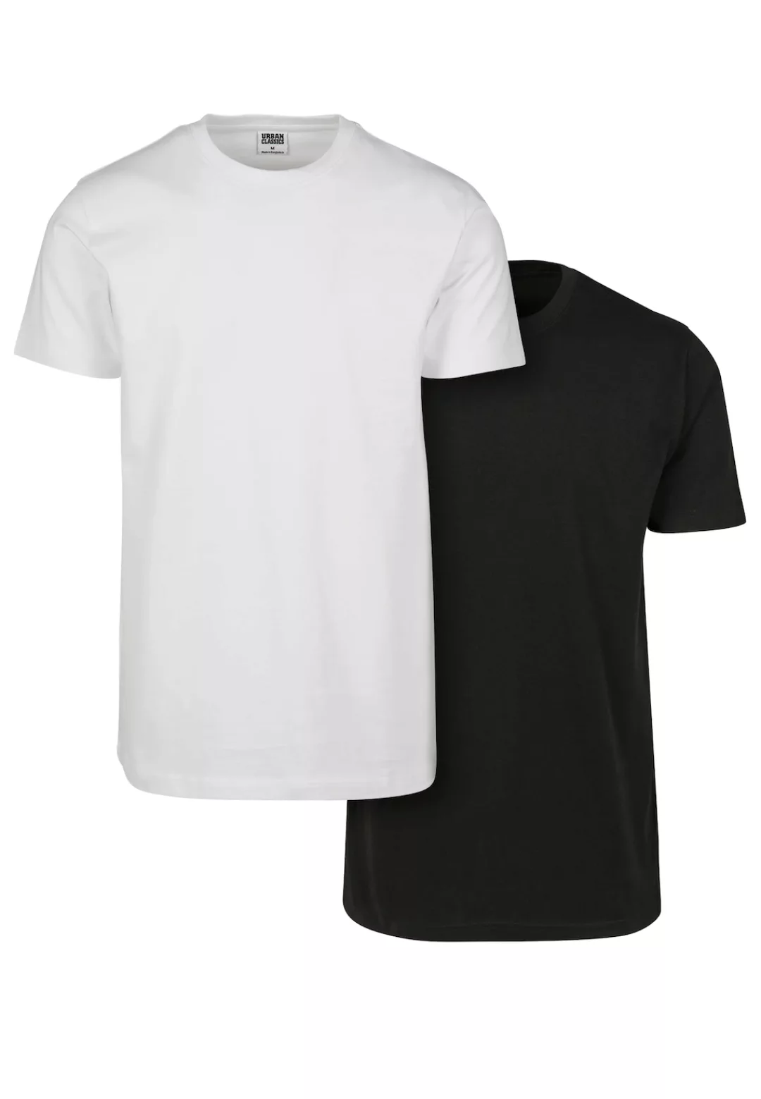 URBAN CLASSICS T-Shirt "Urban Classics Herren Basic Tee 2-Pack" günstig online kaufen