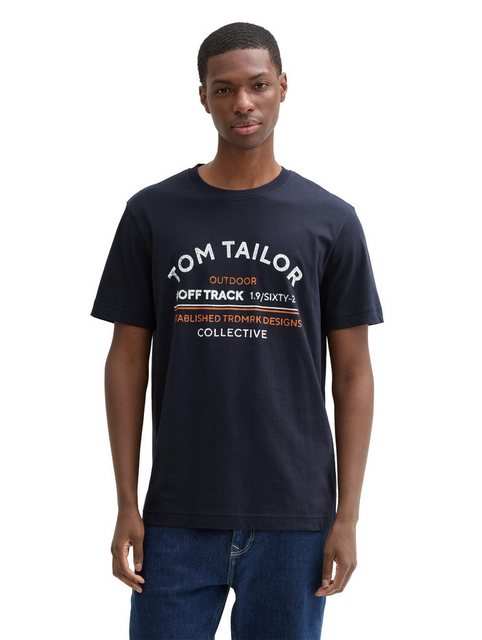 TOM TAILOR Print-Shirt, mit Frontprint günstig online kaufen