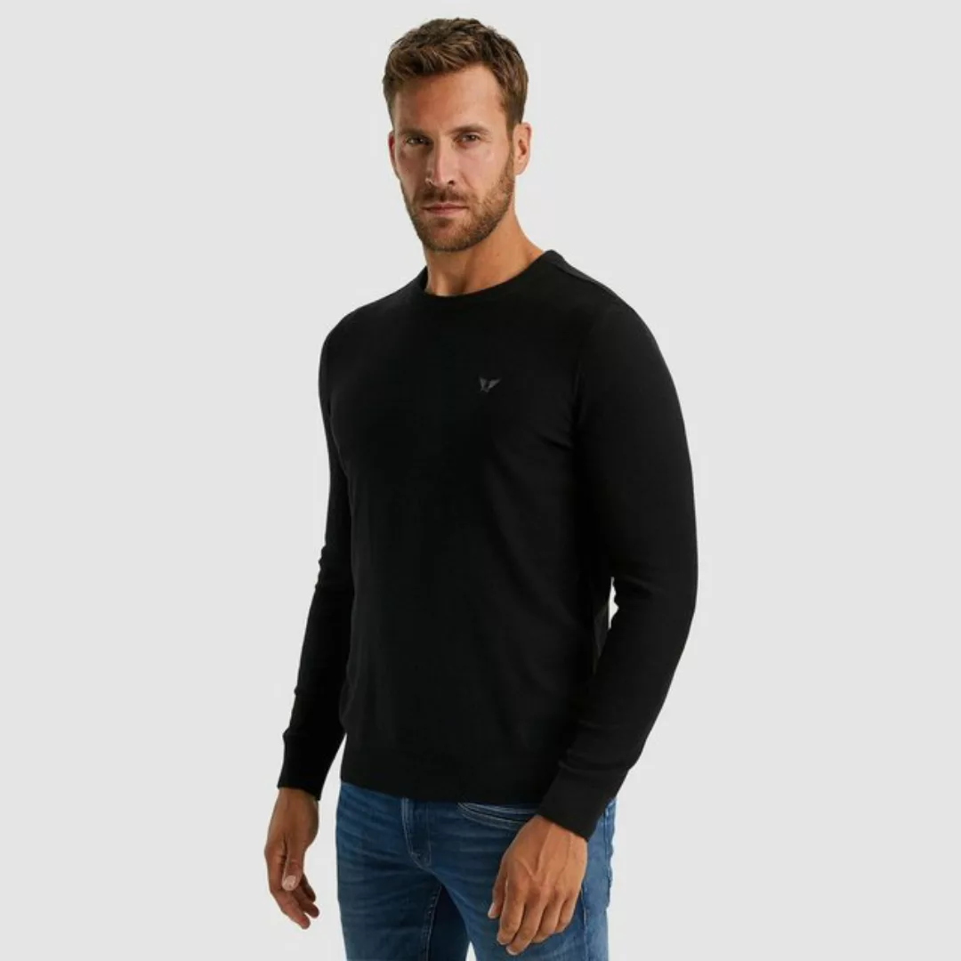 PME Legend Herren Rundhals Pullover R-NECK COTTON KNIT - Regular Fit günstig online kaufen