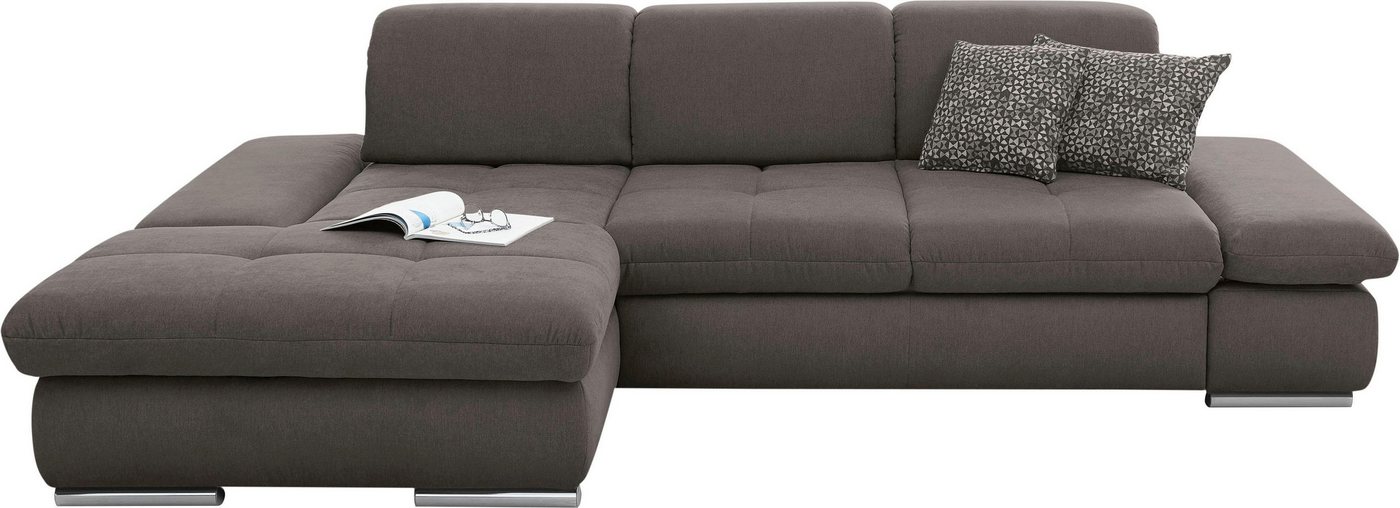 set one by Musterring Ecksofa SO4100 V, mit verstellbaren Kopfteilen, wahlw günstig online kaufen