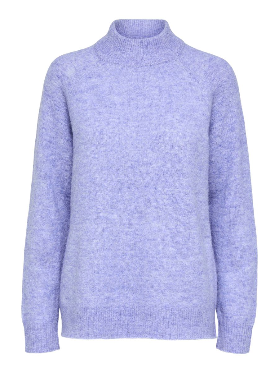 SELECTED Alpakamix Pullover Damen Violett günstig online kaufen
