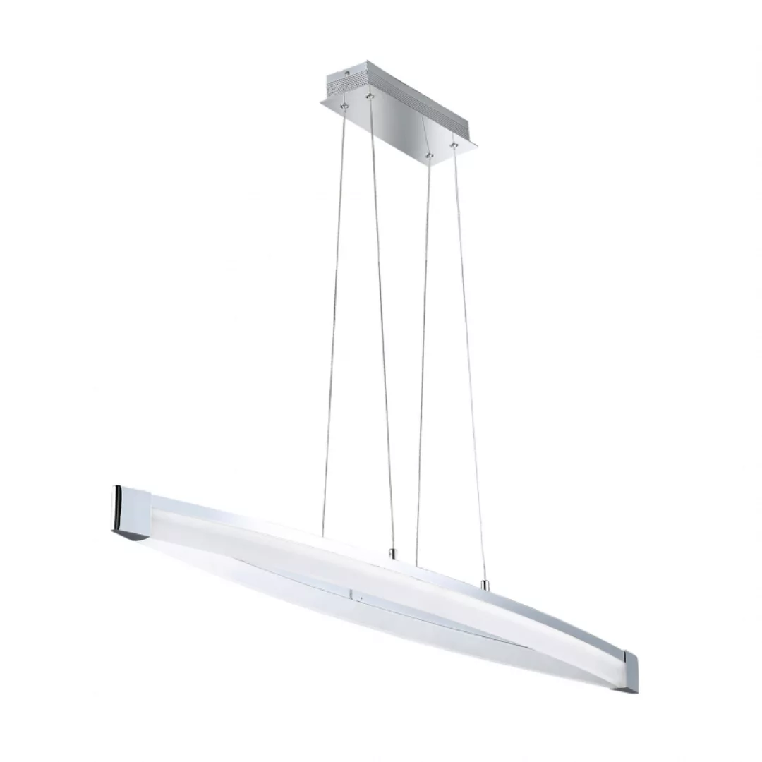 Wofi LED-Pendelleuchte chrom - silber - 14,5 cm - 150 cm - Lampen & Leuchte günstig online kaufen