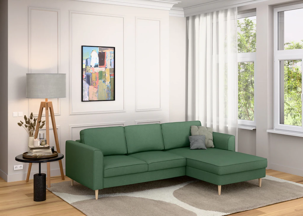 Home affaire Ecksofa "Booster Couch wahlweise mit Schlaffunktion und Bettka günstig online kaufen