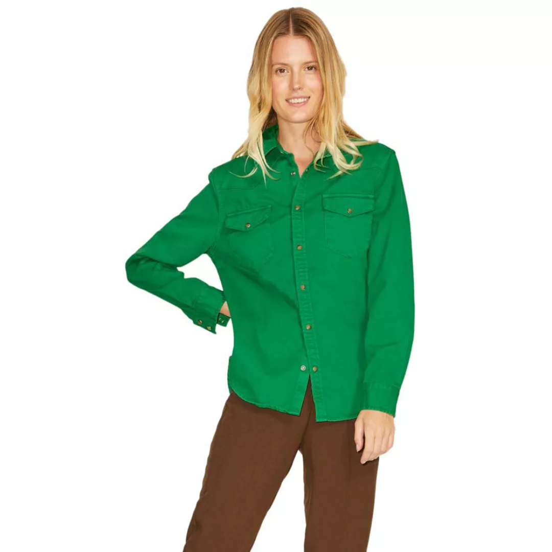 Jjxx Hanna Relaxed Western Langarm Hemd S Jolly Green günstig online kaufen