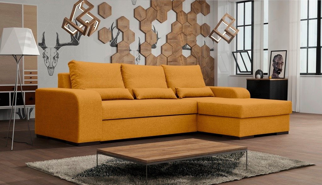ALTDECOR Ecksofa VIARO, Couch mit Schlaffunktion, Wohnzimmer - Wohnlandscha günstig online kaufen