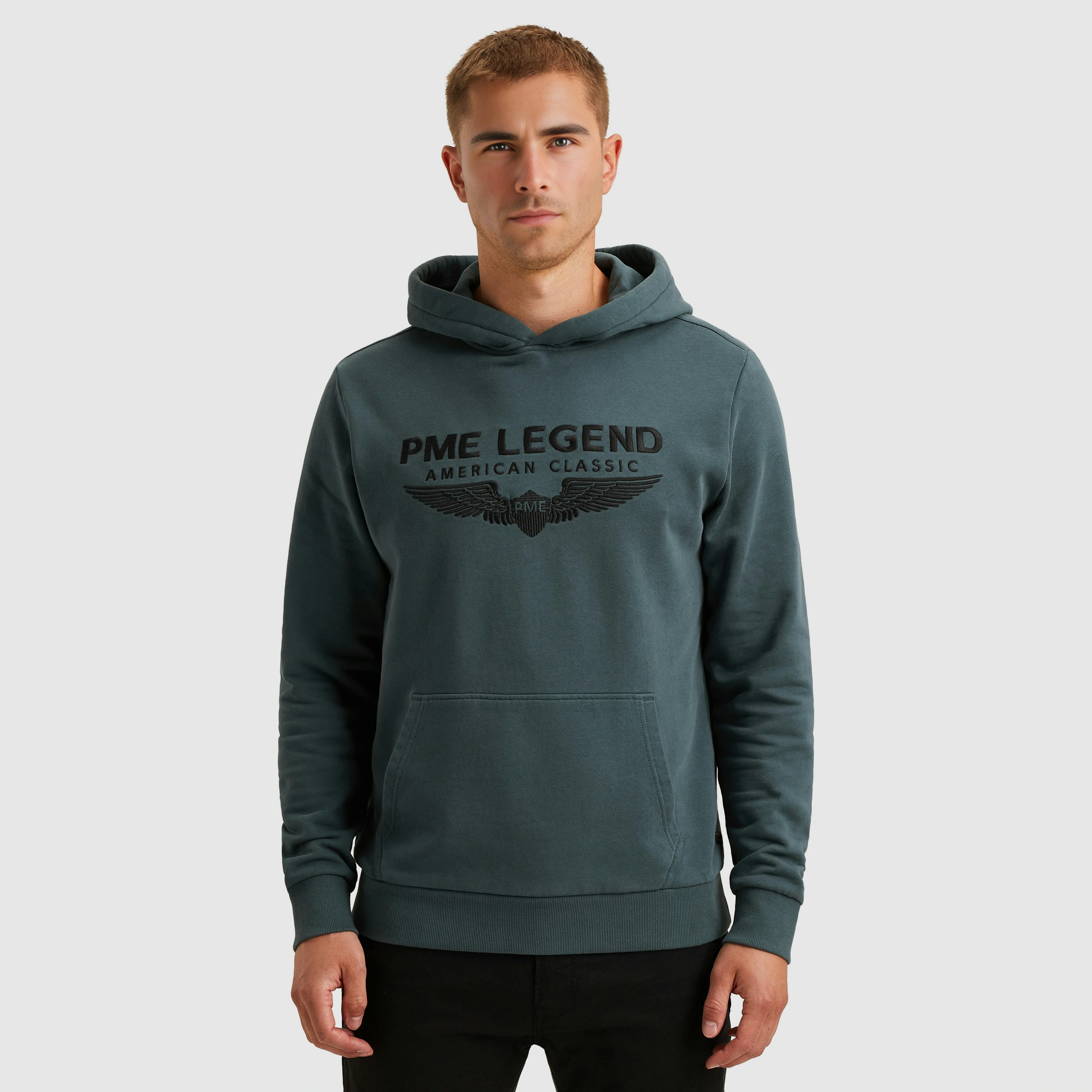 PME LEGEND Kapuzensweatshirt "Hooded soft terry with logo", mit Logo Print günstig online kaufen