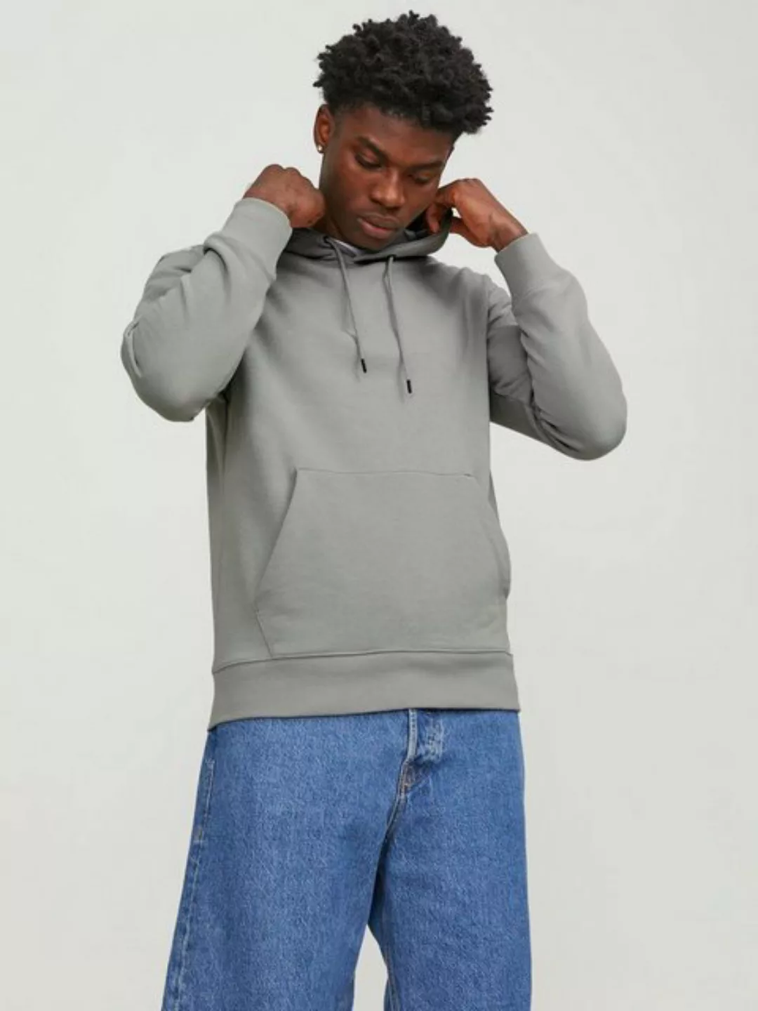 Jack & Jones Kapuzensweatshirt "JJESTAR BASIC SWEAT HOOD NOOS", mit Rippbün günstig online kaufen