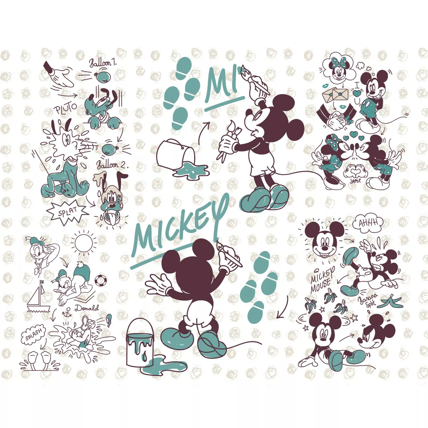 Disney Fototapete Arielle Die Meerjungfrau Blau 200 x 280 cm 611700 günstig online kaufen
