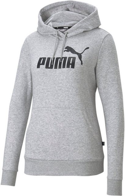 PUMA Sweatshirt ESS Logo Hoodie TR LIGHT GRAY HEATHER günstig online kaufen