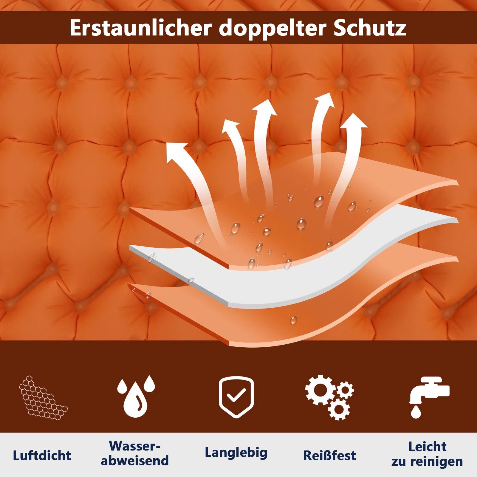 Rhein Beleuchtung Luftbett Luftmatratze selbstaufblasend, Fußgesteuerte günstig online kaufen