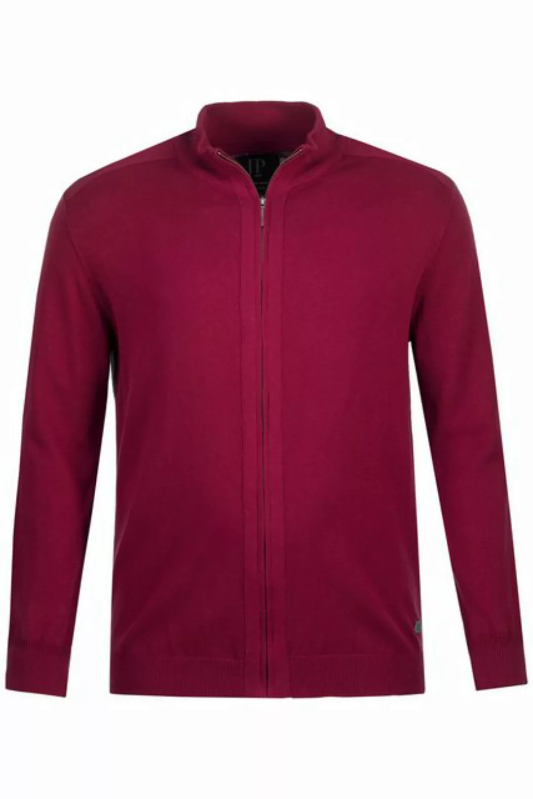 JP1880 Poloshirt Strickjacke Stehkragen Zipper günstig online kaufen