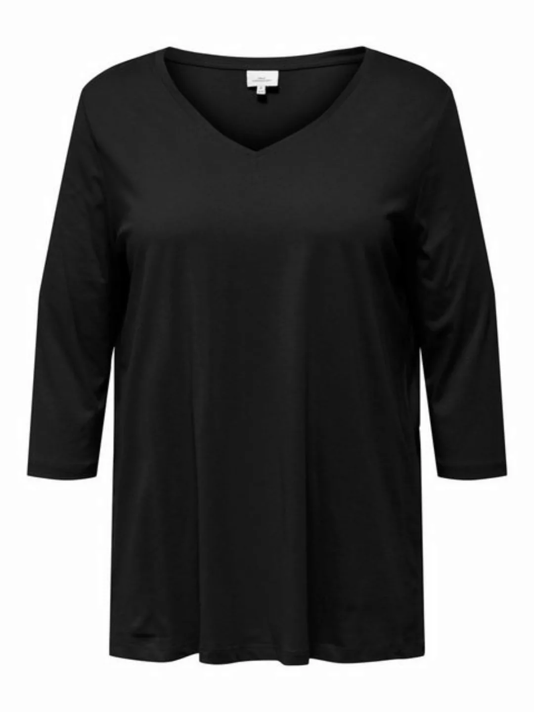 ONLY CARMAKOMA 3/4-Arm-Shirt CARBONNIE LIFE 3/4 V-NECK A-SHAPE JRS günstig online kaufen