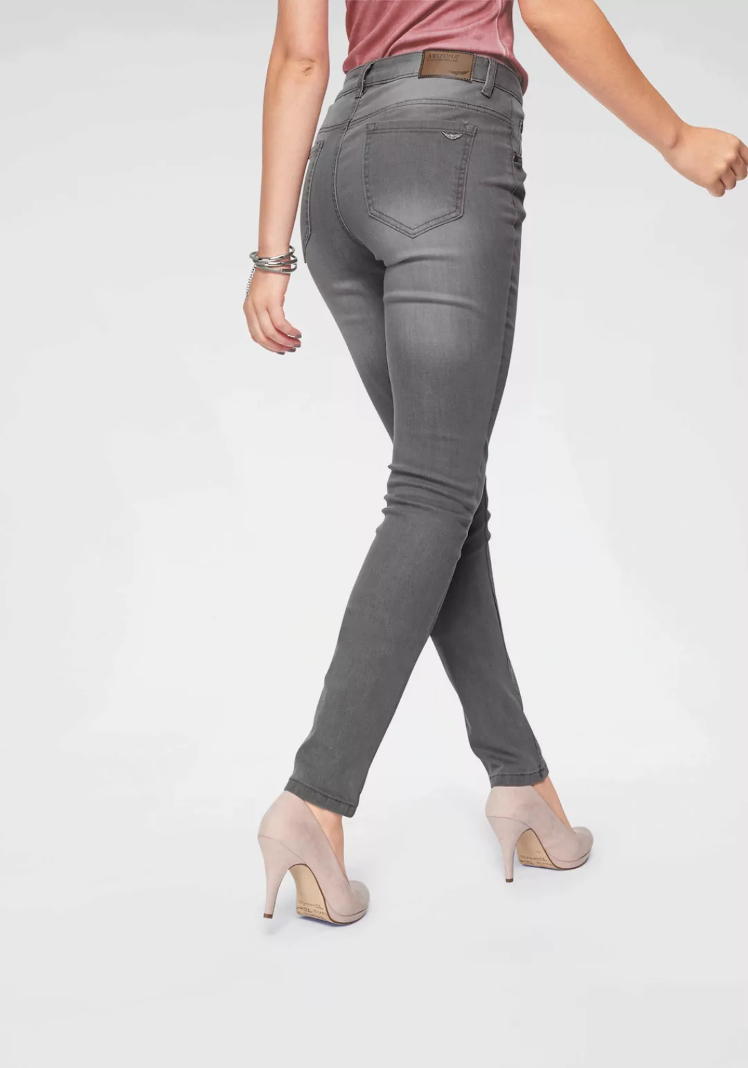 Arizona Slim-fit-Jeans "Curve-Collection", High Waist günstig online kaufen