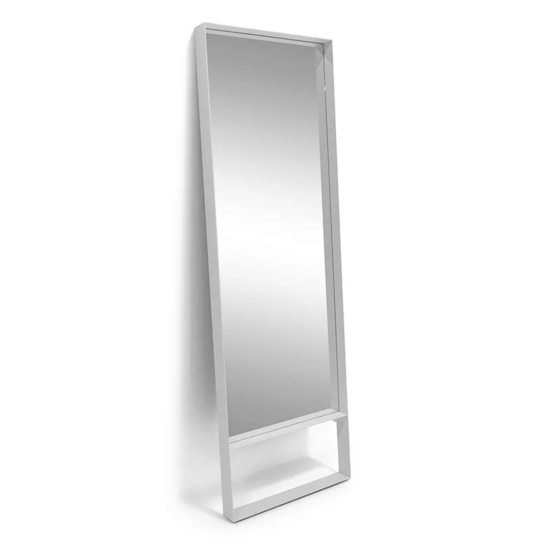 Garderoben Spiegel mit weißem Metallrahmen 190 cm hoch günstig online kaufen