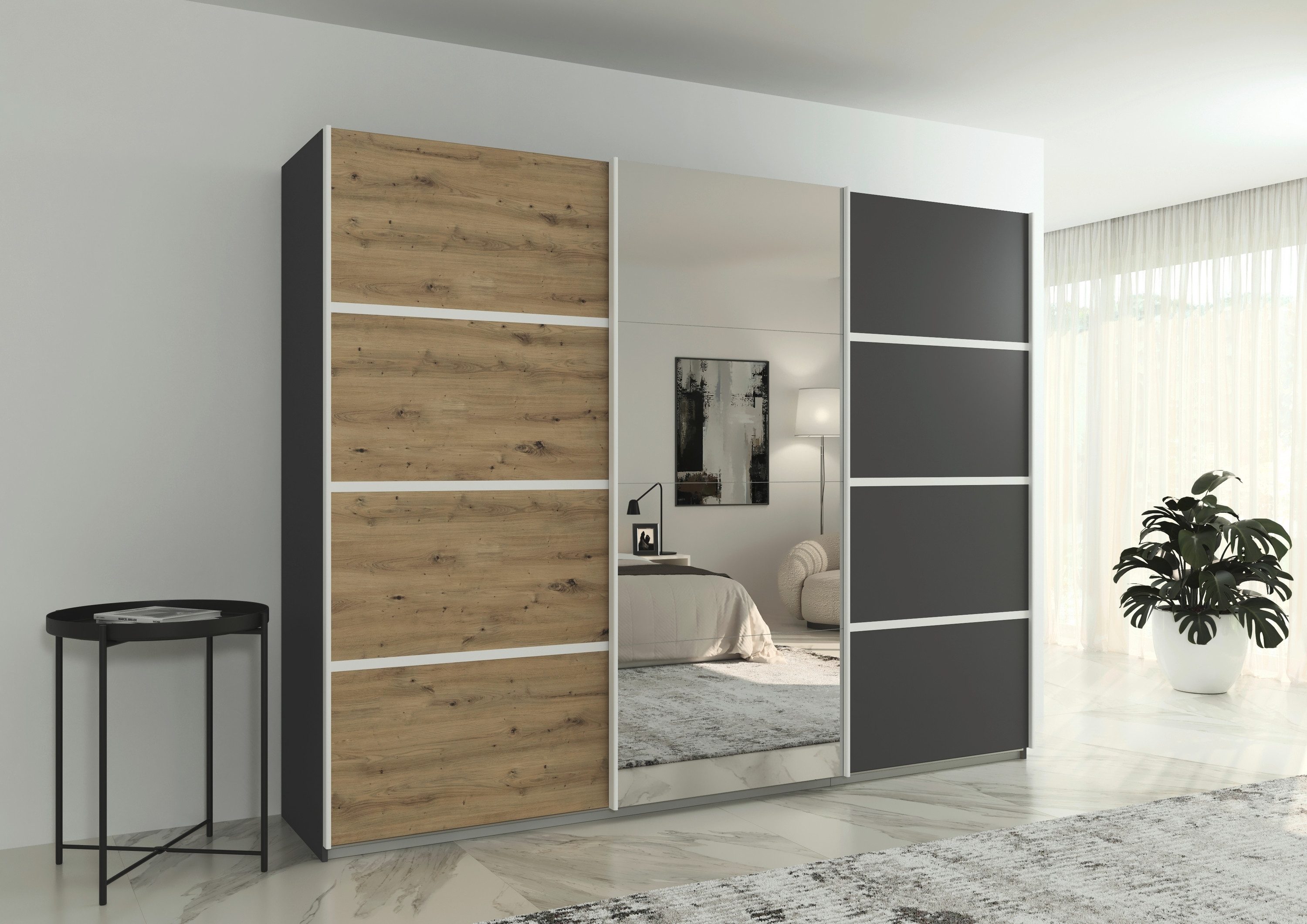 rauch Kleiderschrank "Schwebetürenschrank Garderobe Schrank TOP ANGEBOT Avo günstig online kaufen