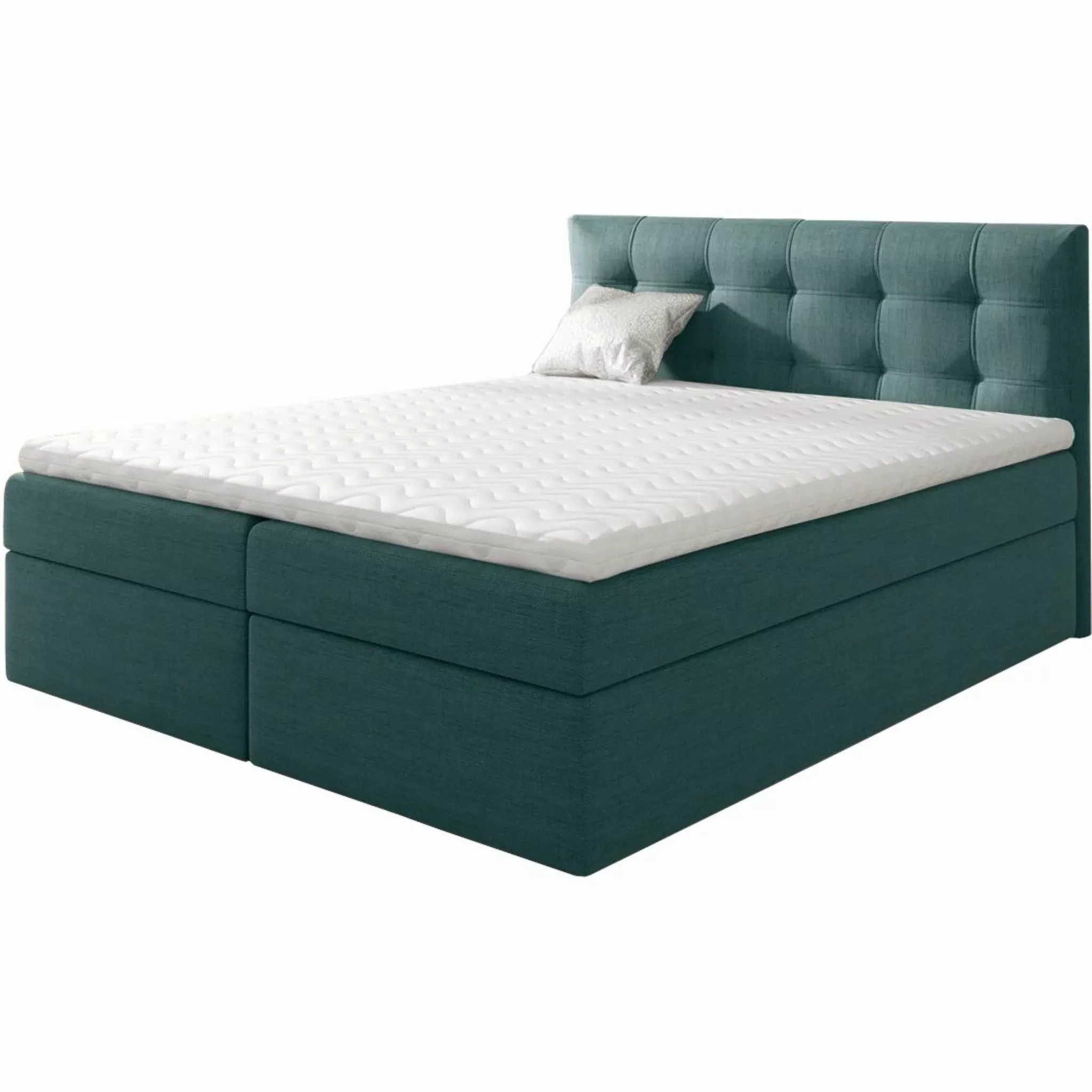 Beautysofa Boxspringbett Kontinentales mit Bettkasten TOPIQ günstig online kaufen