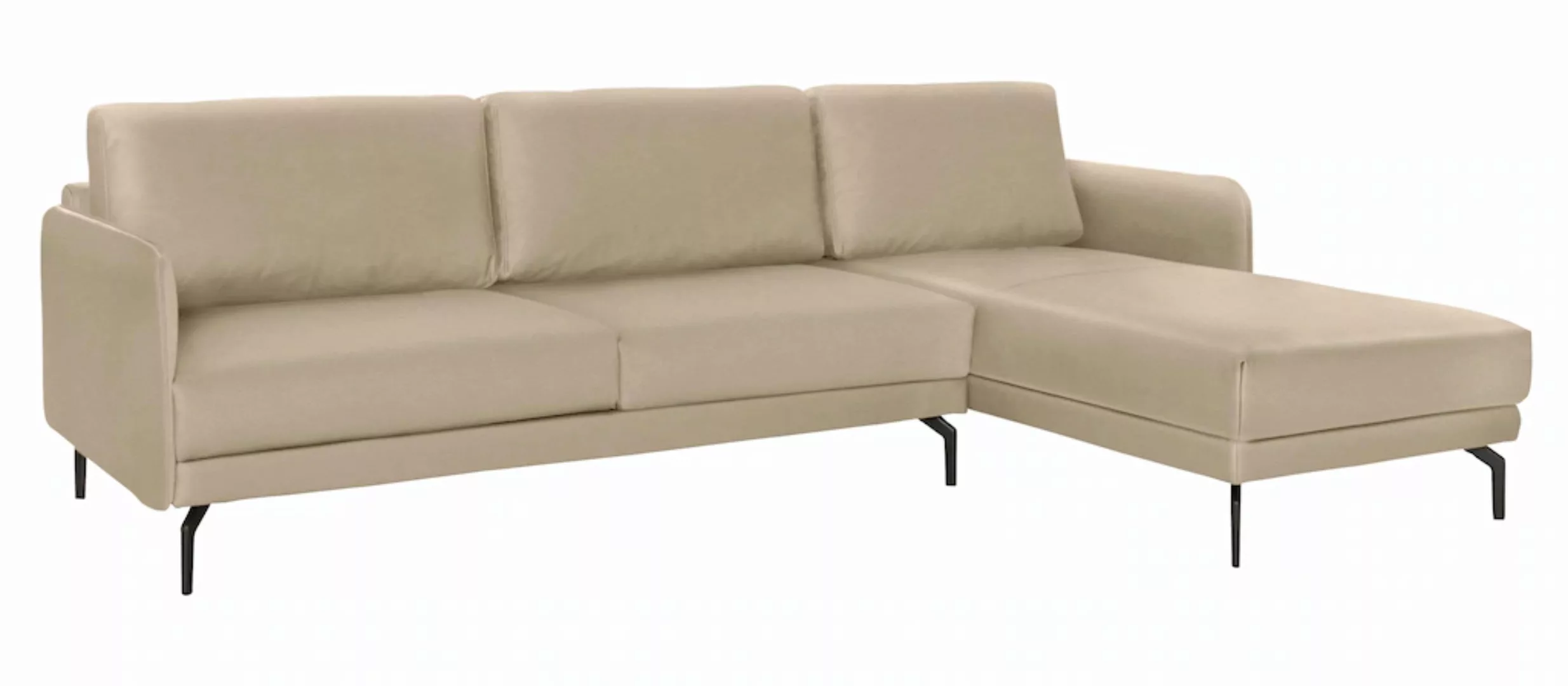 hülsta sofa Ecksofa "hs.450", Armlehne sehr schmal, Breite 274 cm, Alugussf günstig online kaufen