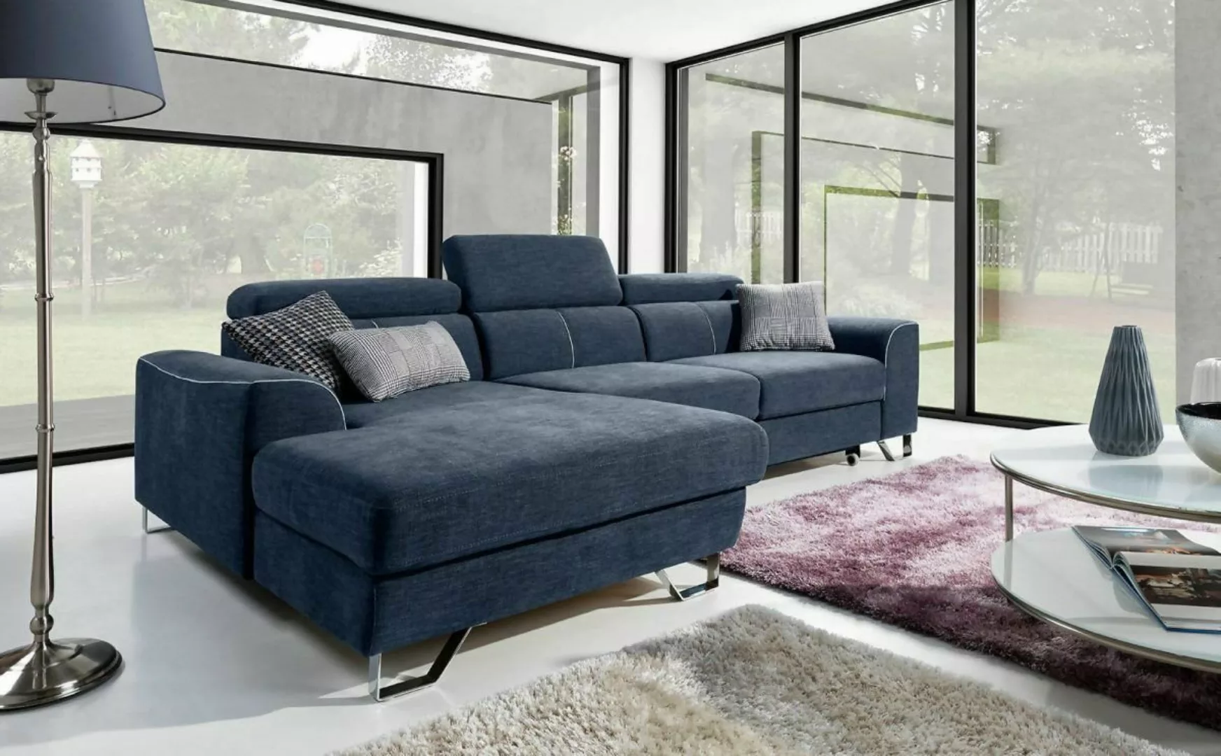 JVmoebel Ecksofa, Modern Schlafcouch Schlaf Sofa Couch Polster Ecksofa Sofa günstig online kaufen