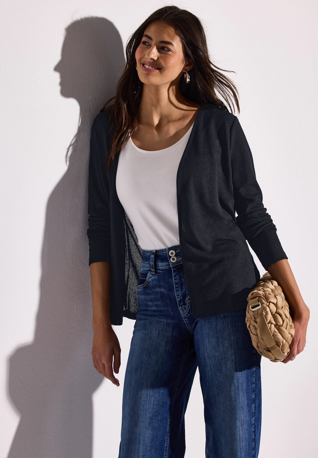 STREET ONE Cardigan, verschlusslos günstig online kaufen