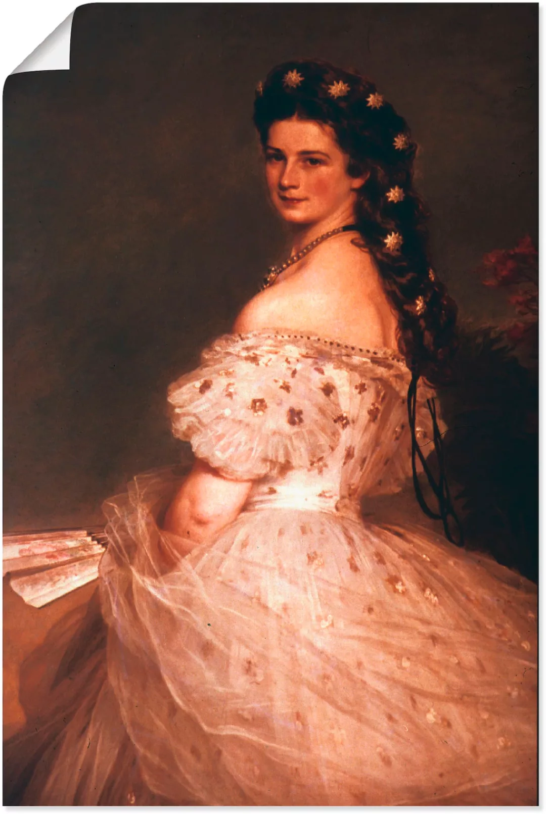 Artland Wandbild "Kaiserin Elisabeth von Österreich, 1865", Menschen, (1 St günstig online kaufen