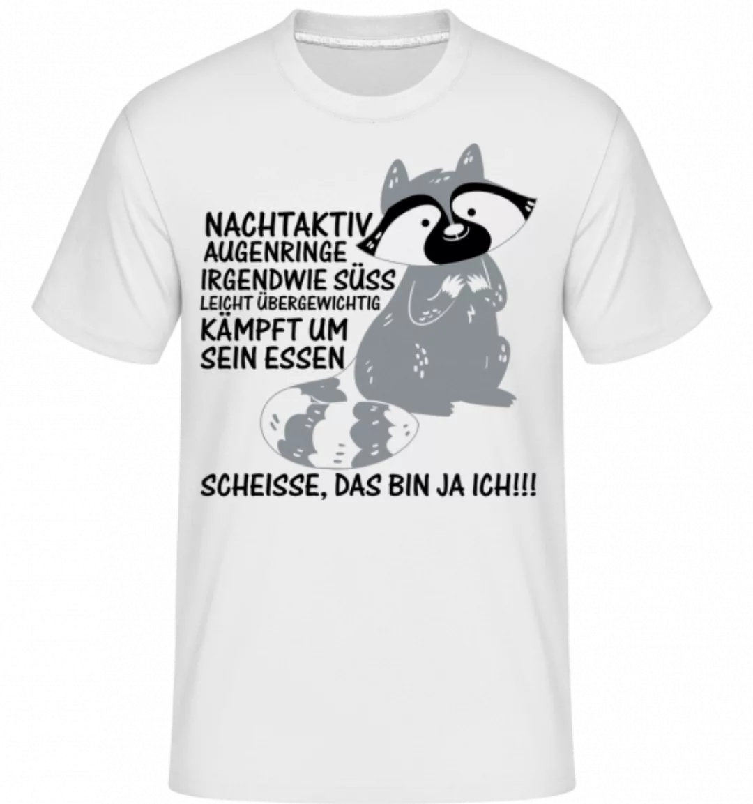 Nachtaktiver Waschbär · Shirtinator Männer T-Shirt günstig online kaufen