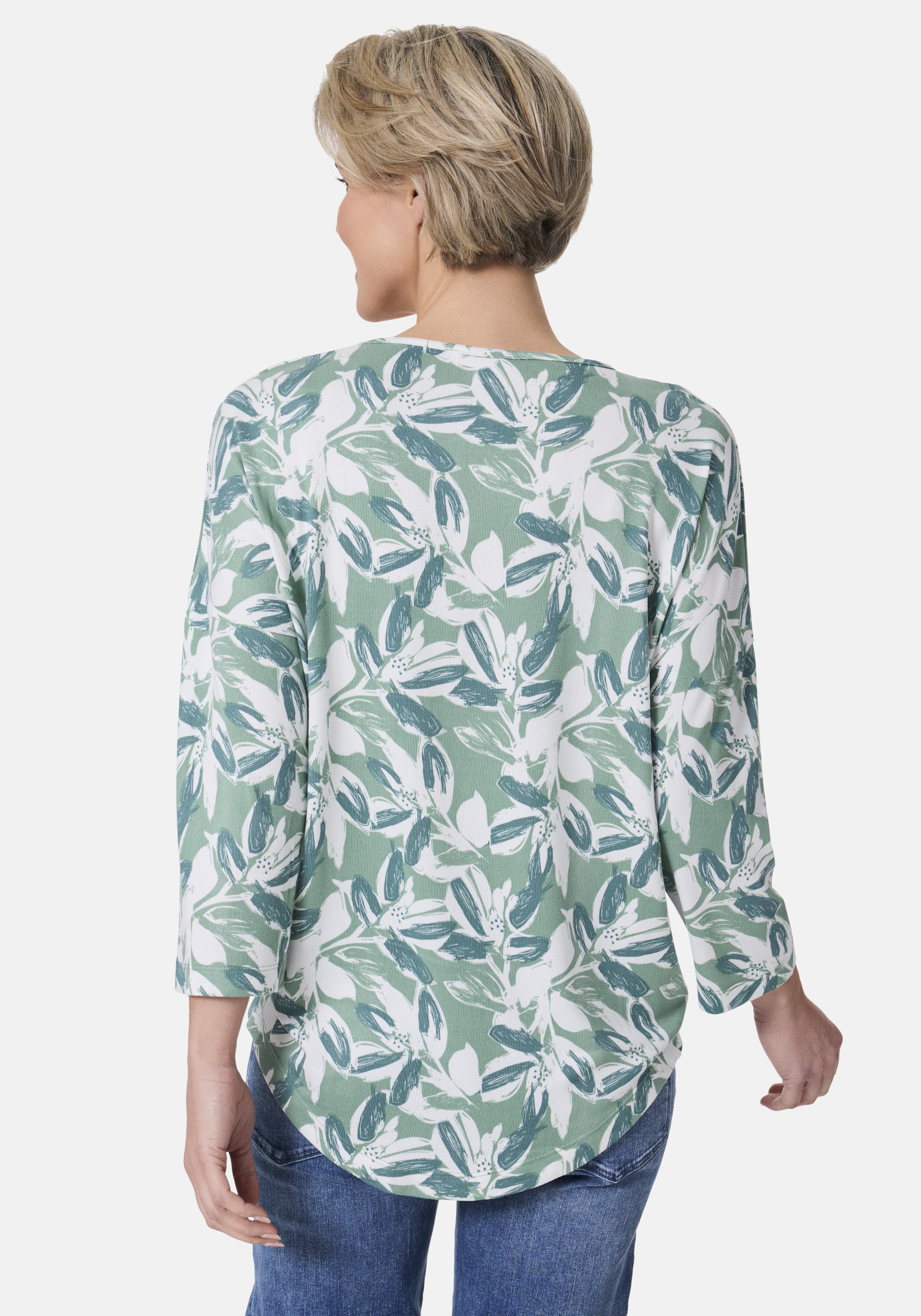 STOOKER WOMEN 3/4-Arm-Shirt "CARLY T-Shirt 3/4-Arm", Loose Fit Shirt Rundha günstig online kaufen