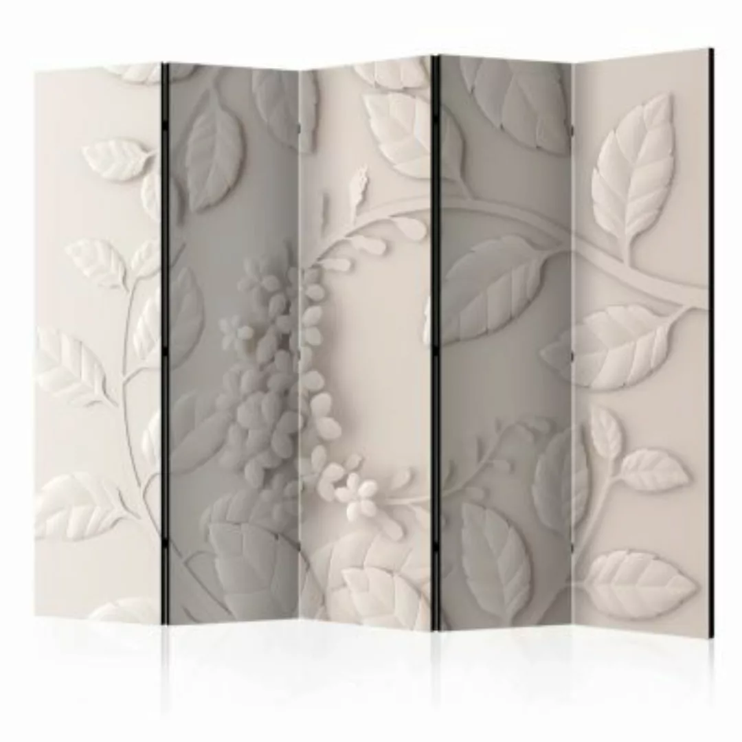 artgeist Paravent Paper Flowers (Cream) II [Room Dividers] beige Gr. 225 x günstig online kaufen
