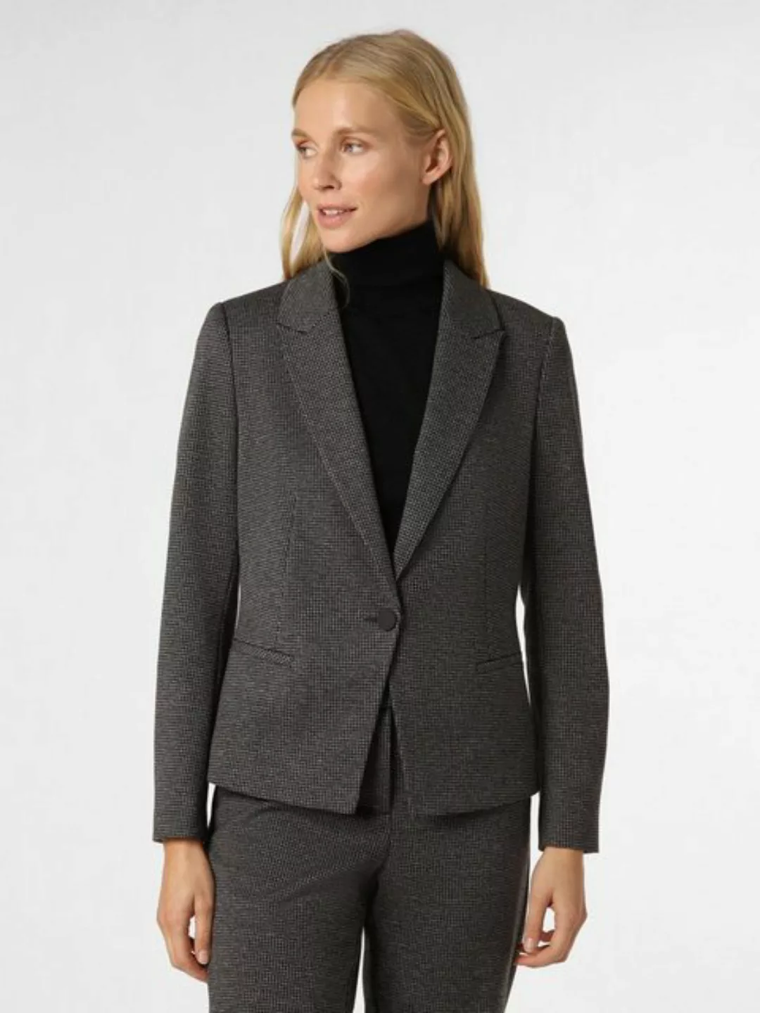 Comma Blusenblazer Blazer mit Pepita-Muster günstig online kaufen