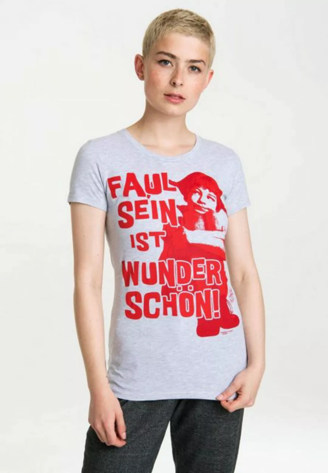 LOGOSHIRT T-Shirt "Pippi Langstrumpf", mit tollem Frontprint günstig online kaufen