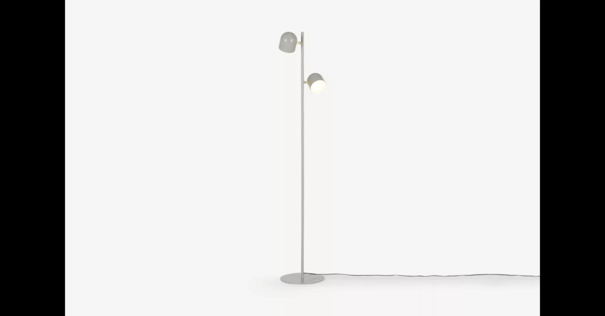 Owen LED-Stehlampe, Mattgrau - MADE.com günstig online kaufen