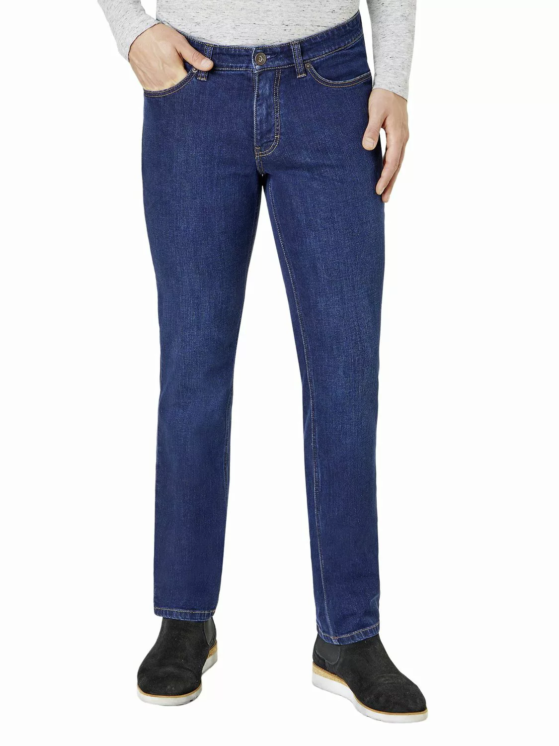 Paddock`s Herren Jeans RANGER PIPE - Slim Fit - Blau - Dark Stone Used günstig online kaufen