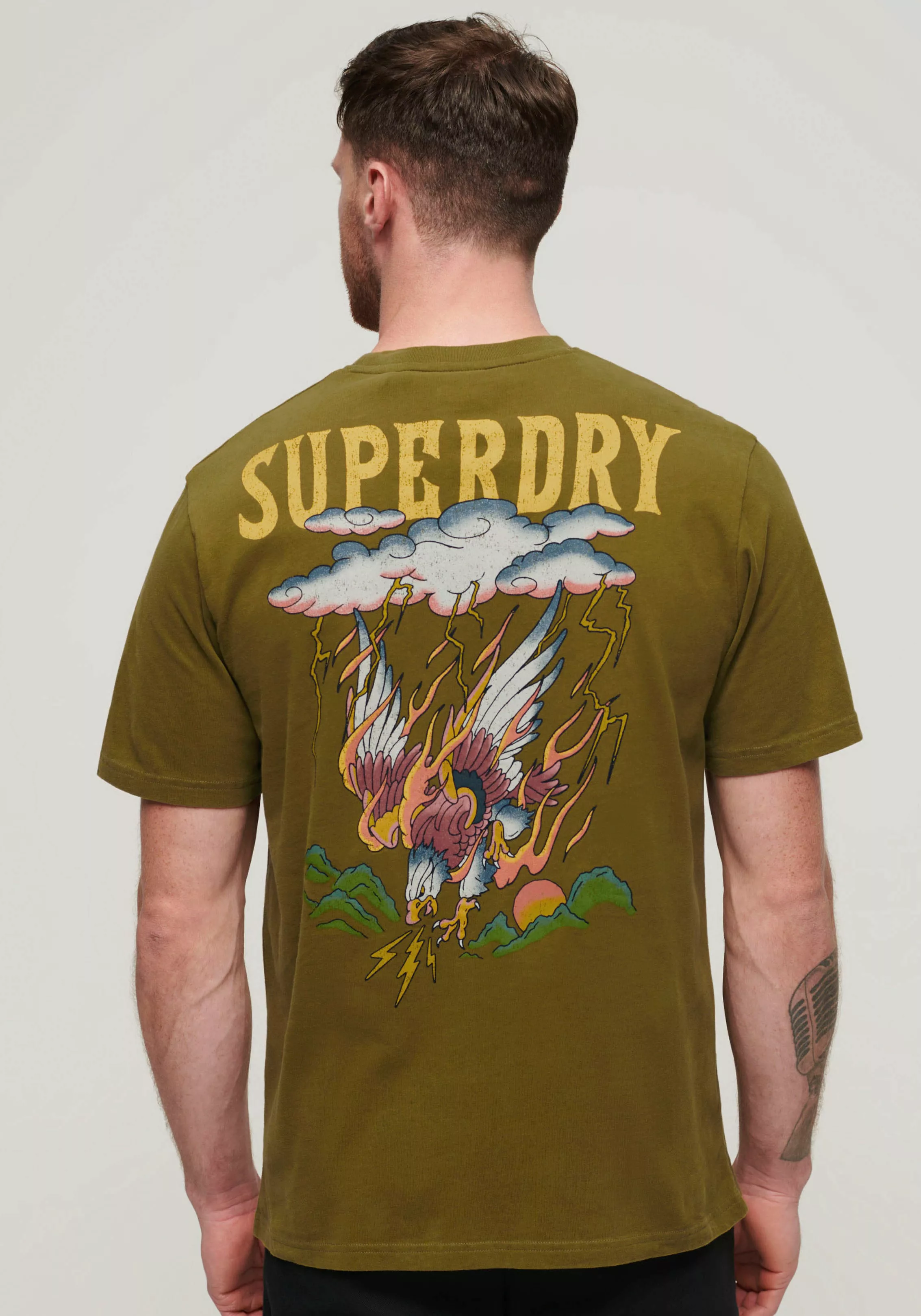 Superdry Print-Shirt SD-TATTOO GRAPHIC LOOSE T SHIRT günstig online kaufen