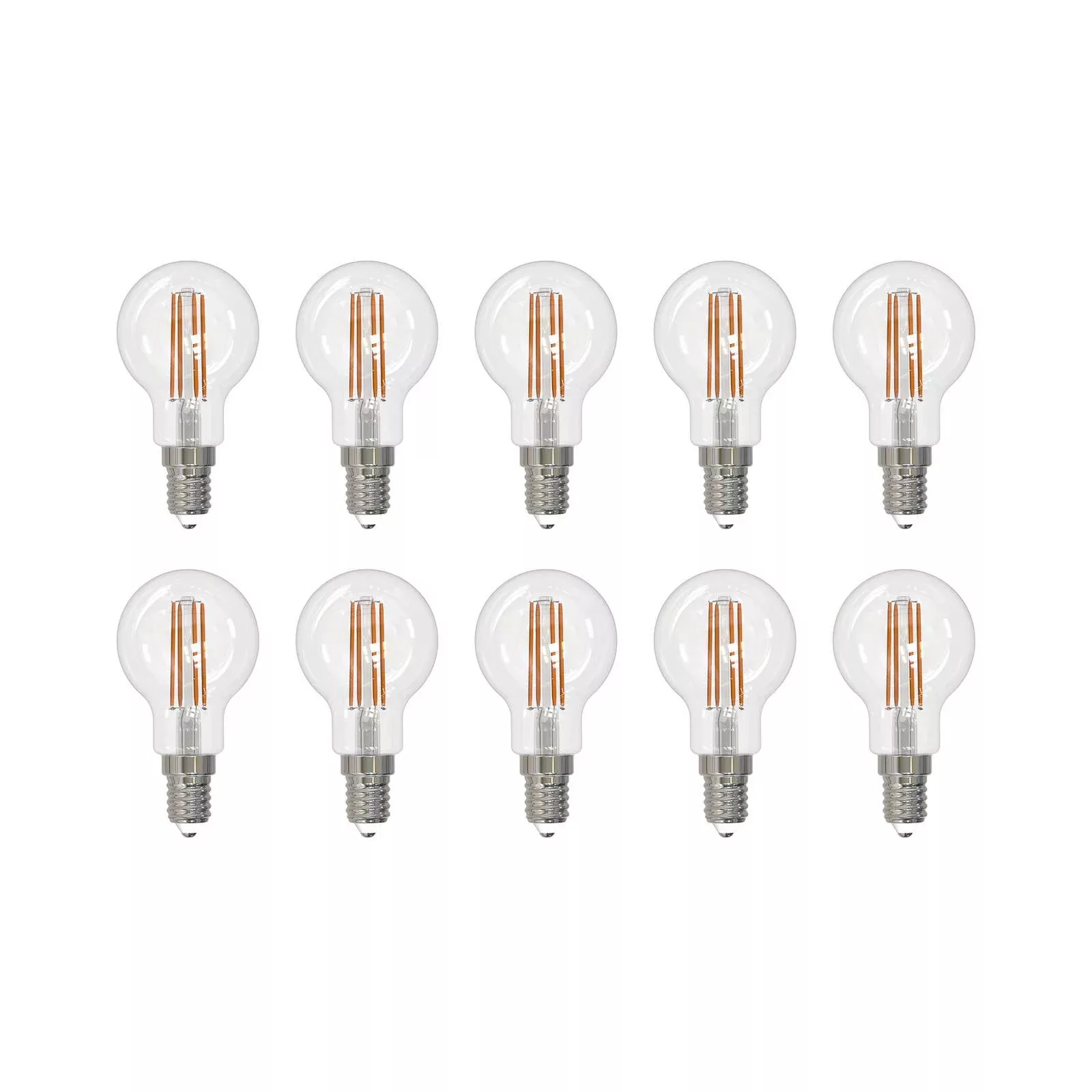 Arcchio LED-Leuchtmittel Filament E14 G45, 10er-Set, 2700 K günstig online kaufen